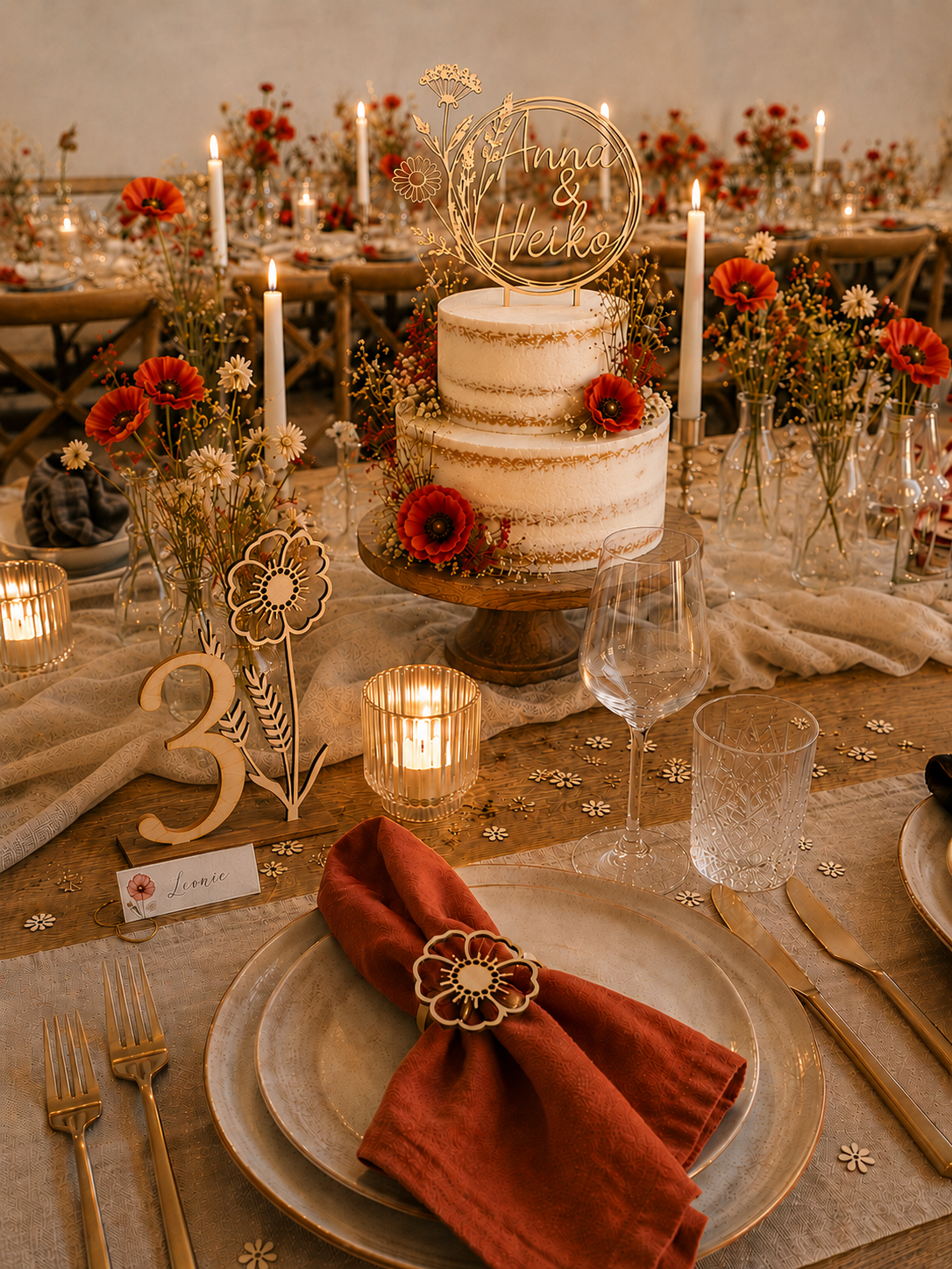 Wildblumen Hochzeit