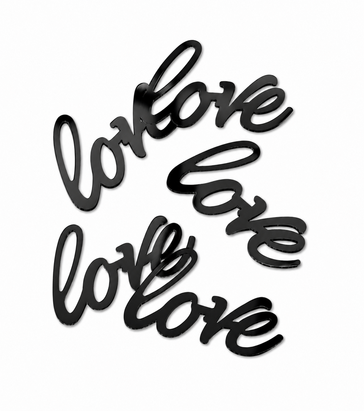 „Love“ Streudeko aus Holz oder Acryl – Romantische Tischdeko für Hochzeit und besondere Anlässe