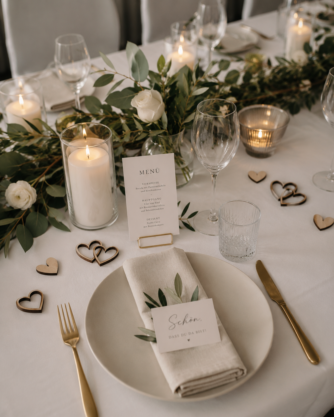 Herz Umrisse Streudeko aus Holz oder Acryl – Romantische Tischdeko für Hochzeit und besondere Anlässe